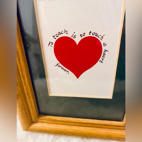 Teacher Heart Art - Picture 2 of 5